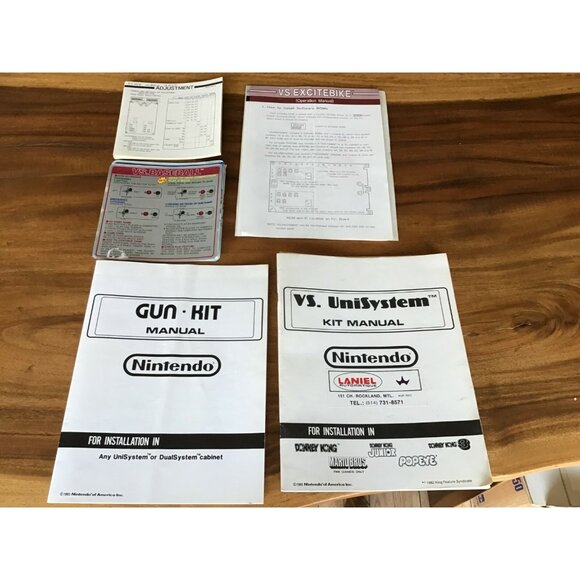Vintage ORIGINAL NINTENDO Gun & Unisystem Kit Manual W/Inserts - Picture 8 of 12